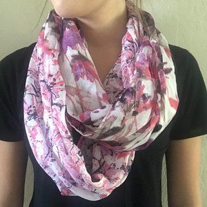 J Jill Floral Print Scarf